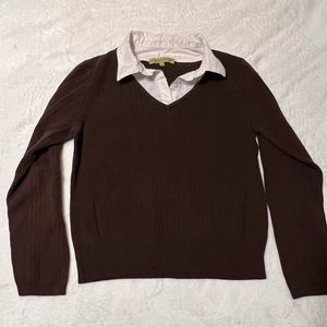 Carolyn Taylor sweater/ long sleeve, size L but tighter fit